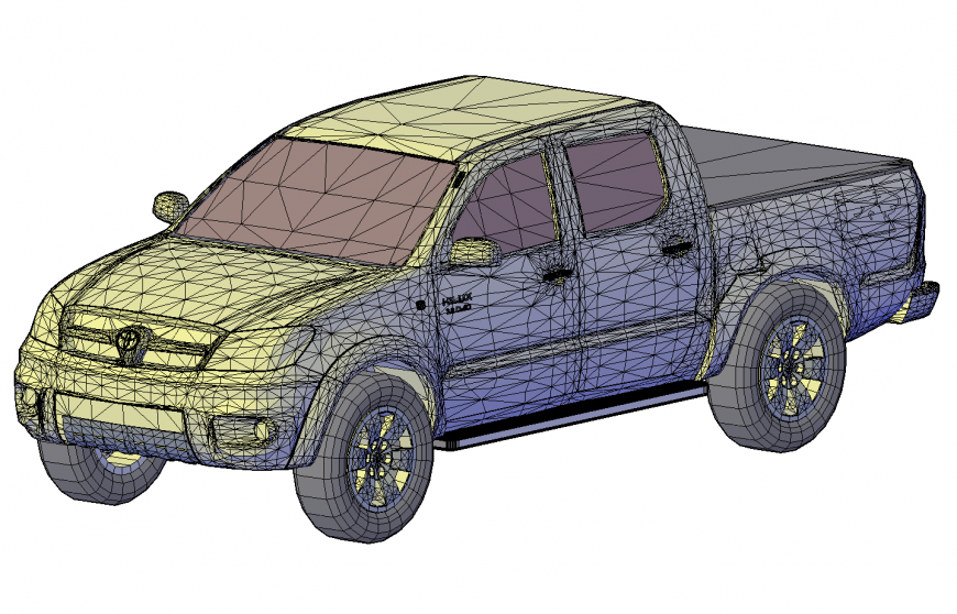 3d model of transportation block layout autocad file