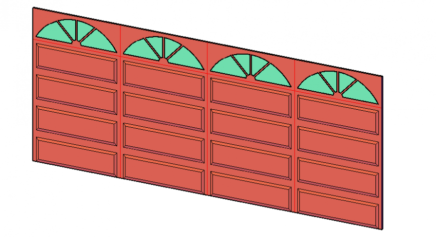 3d model of window blocks autocad software file