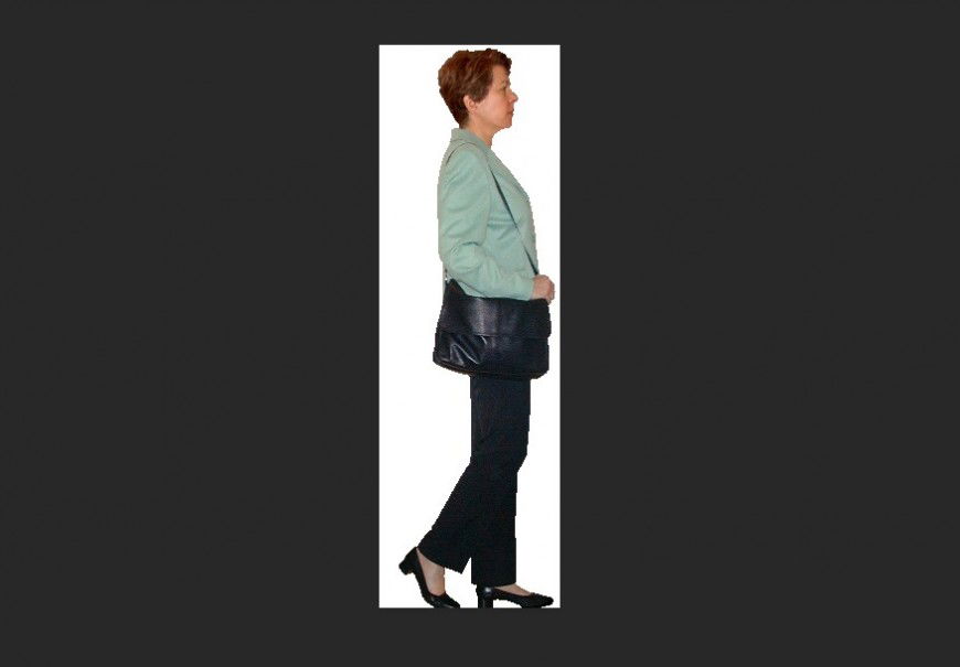 3d model of Women in formal wear detail CAD block layout file