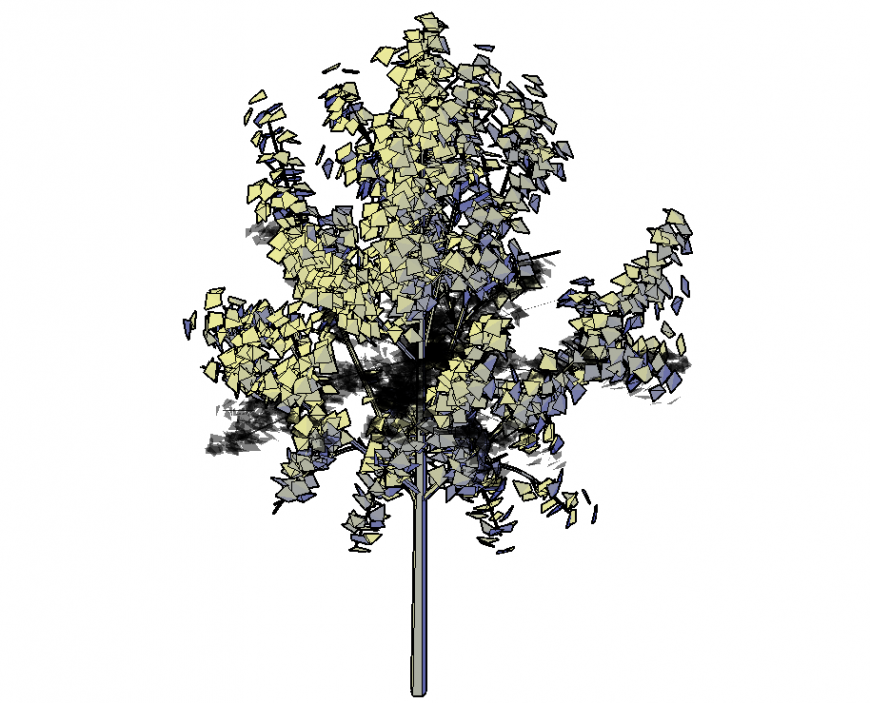 3d model tree in dwg AutoCAD file.