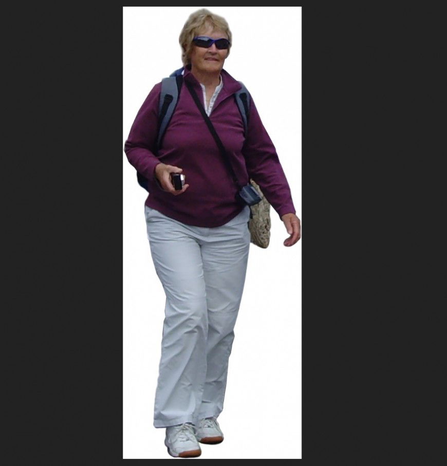 3d model view of Woman layout CAD blocks layout file