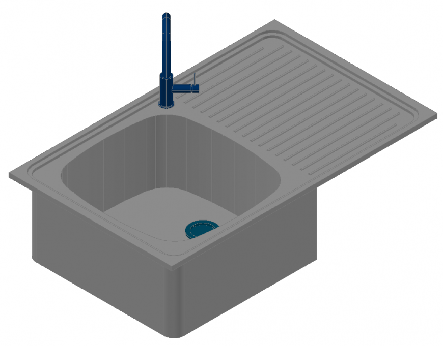 3d of bath tub for bathroom design dwg file