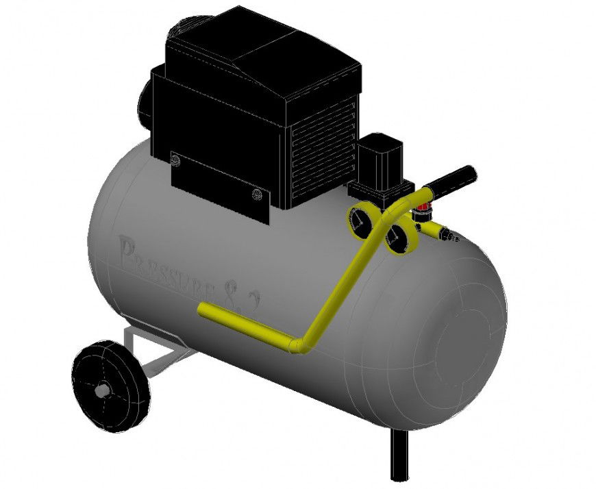 3d Pressure Compressor model cad file
