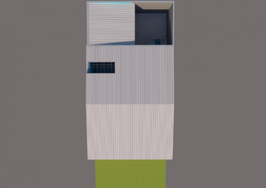 3D Roof  Plan design of progressive development House project