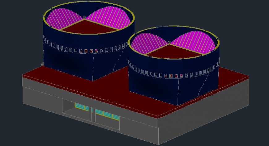 3d synagogue-mario botta cad file