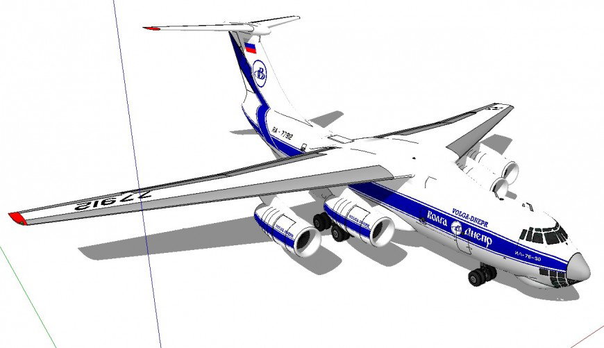 3d volga dnepr flight skp file