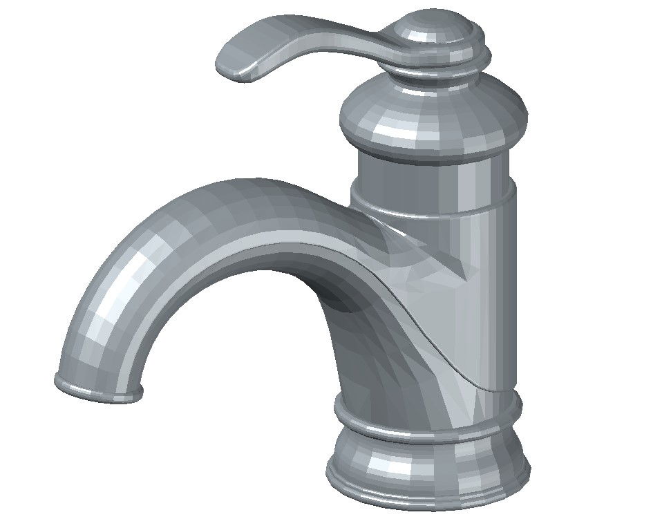 3d water tap design is given in this cad file. Download this 3d cad file now.
