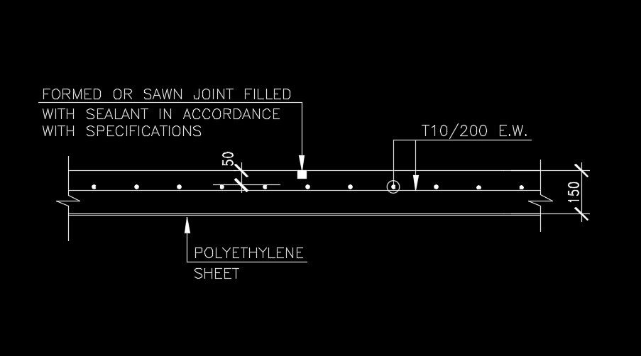 3m length of the beam section view