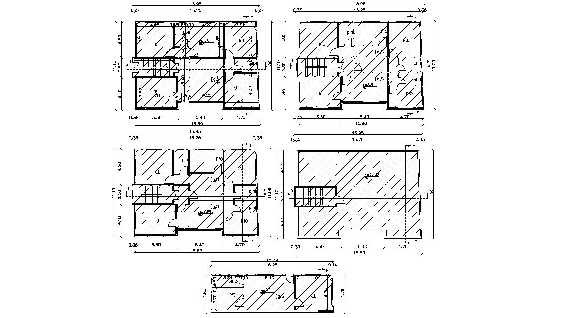 40' X 50' Ft Residence Apartment Architecture Plan