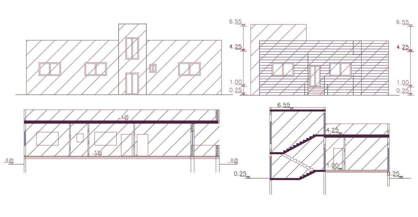 40' X 55' House Building Design (2200 Square Feet)