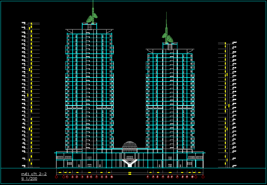 Apartment 2D AutoCAD Drawing with Floor Plans and Design Layouts