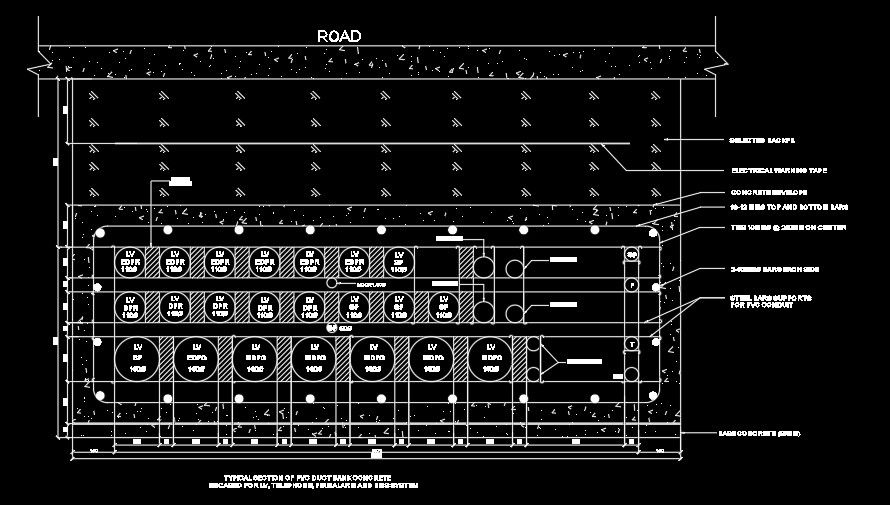 4200mm length of the manhole EE section drawing