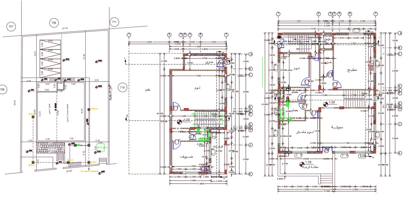 42' X 62' House Floor With Master Plan AutoCAD File
