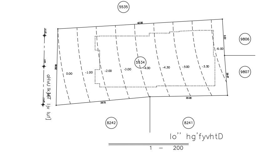 42x20 Meter Site Plan AutoCAD DWG File