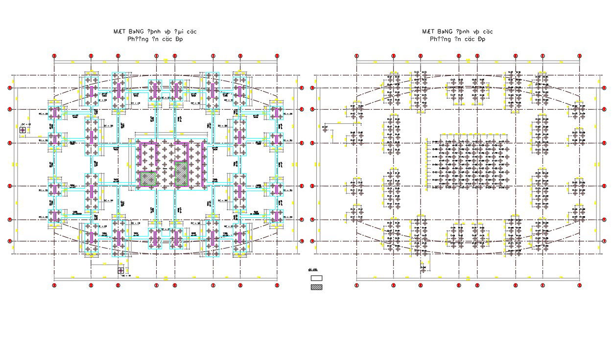 43x35m special dining hall AutoCAD plan