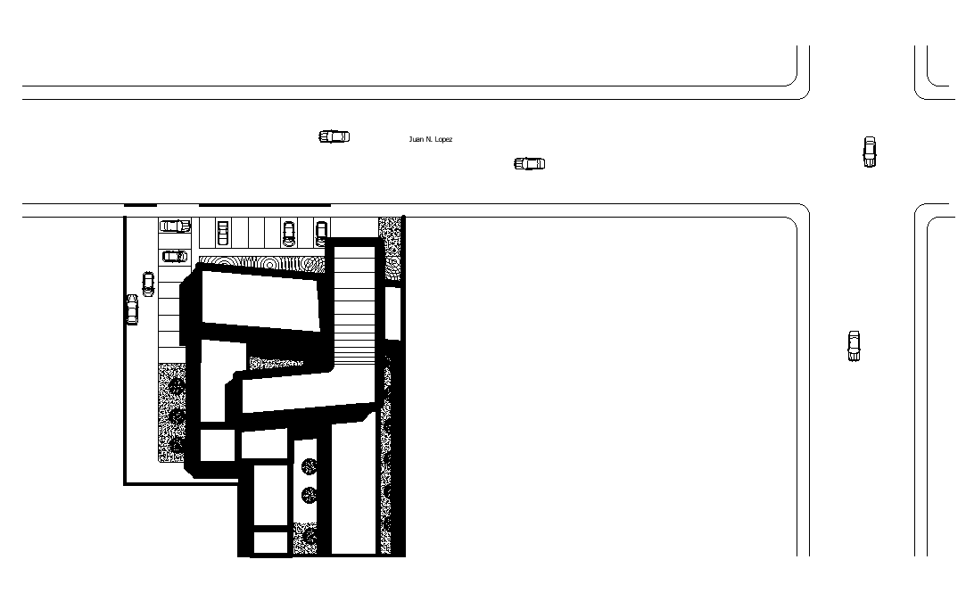 43x52m hospital layout is given in this Autocad drawing file. Download now.