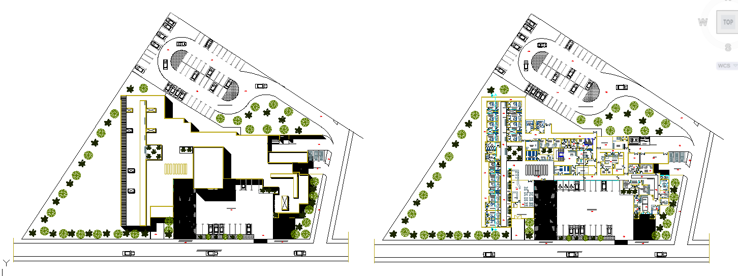 Medical centre PLan DWG file