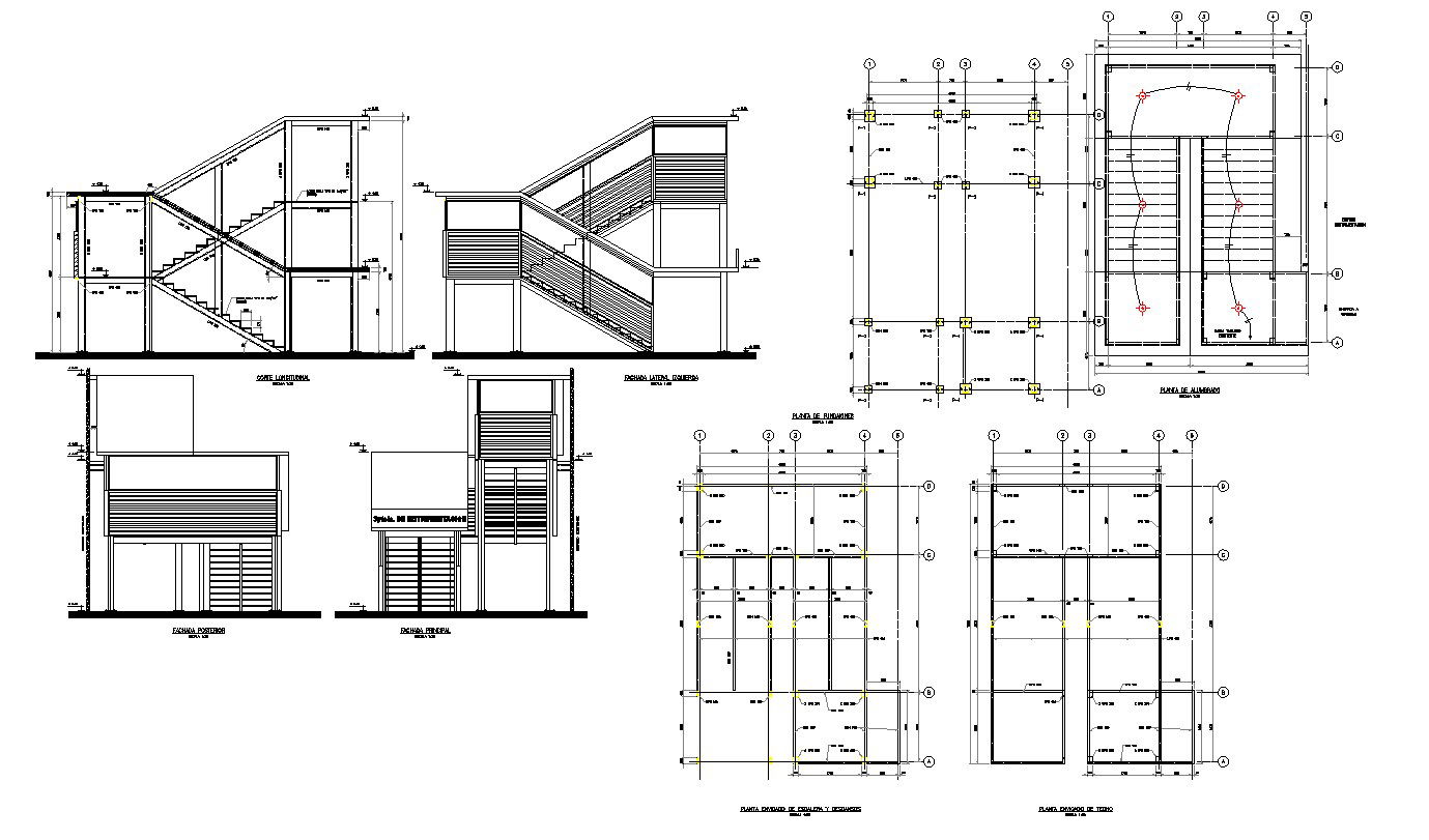 Metalic Stair Detail