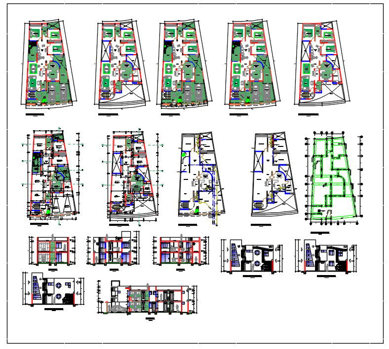 Modern Multi Family House plan