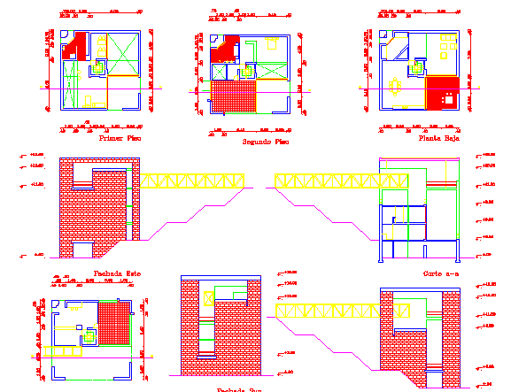 Lock Road Bridge DWG with Floor Plans, Sections, and Elevations