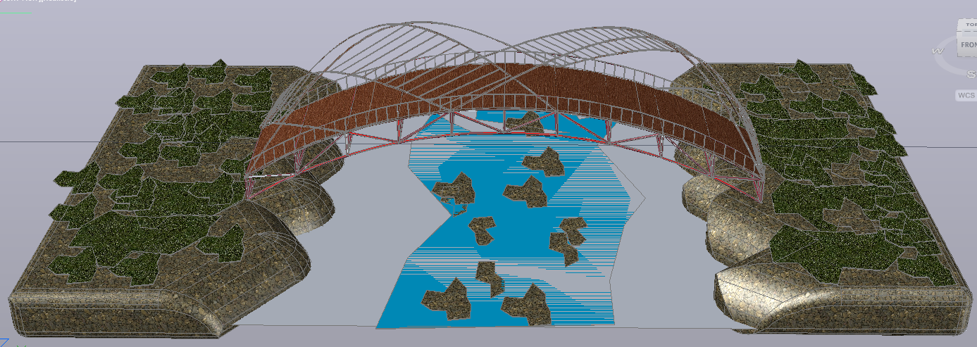 3D modern design for Bridge