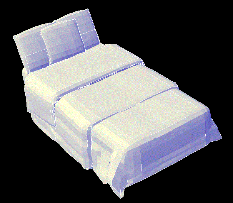 3D Single CAD Drawing Provided in DWG File for Architectural Design