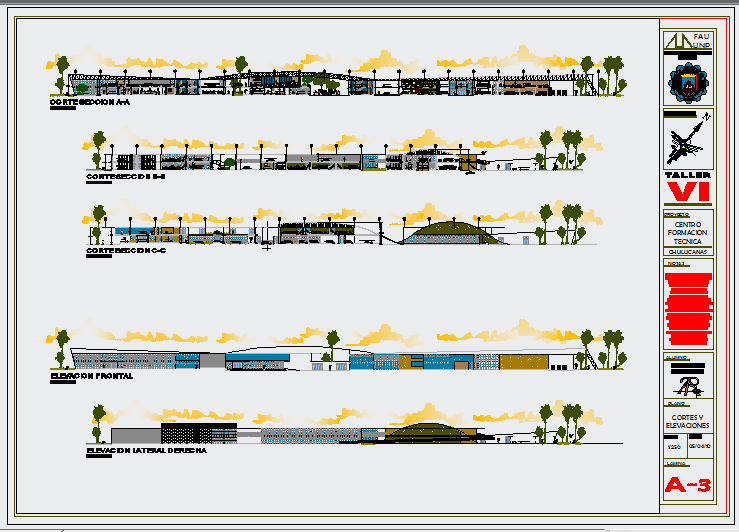 Elevation of Technical training center
