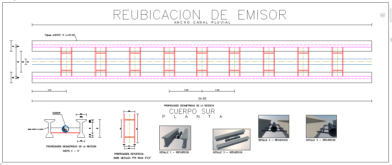 Crossing Pipe design