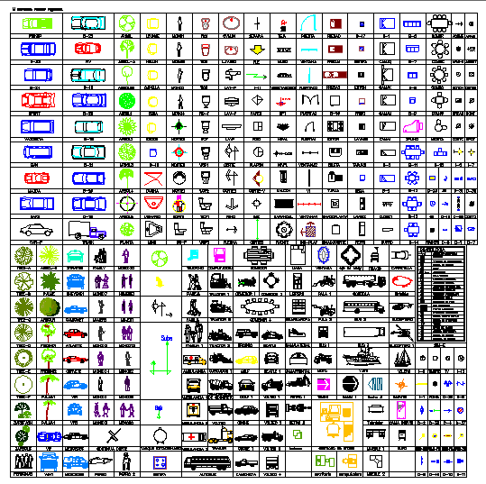 All Cad Block Detail
