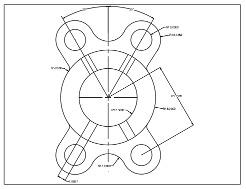 4 nut with shaft tunnal clamp for CNC Machine