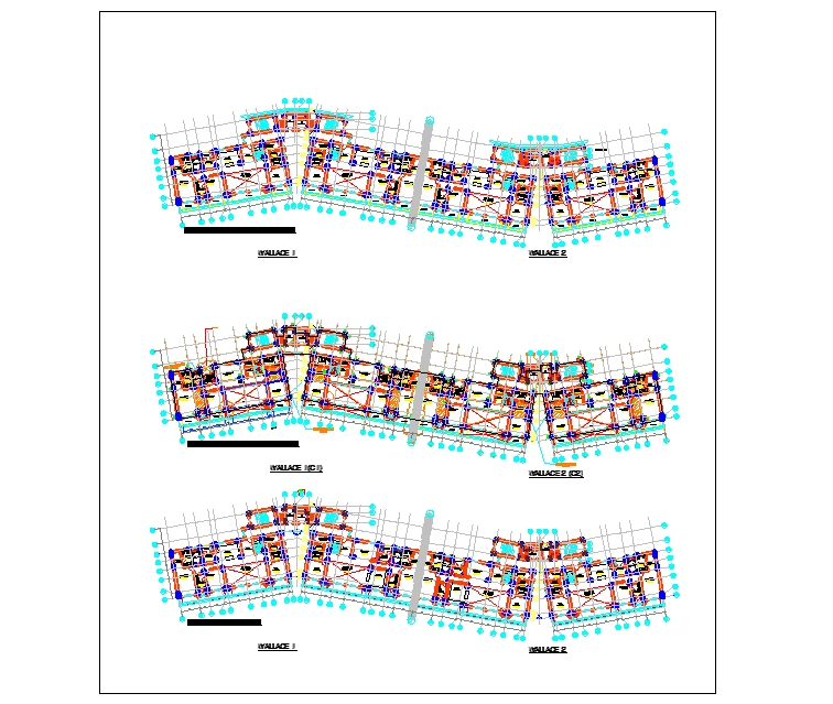 5 BHK Duplex dwg file