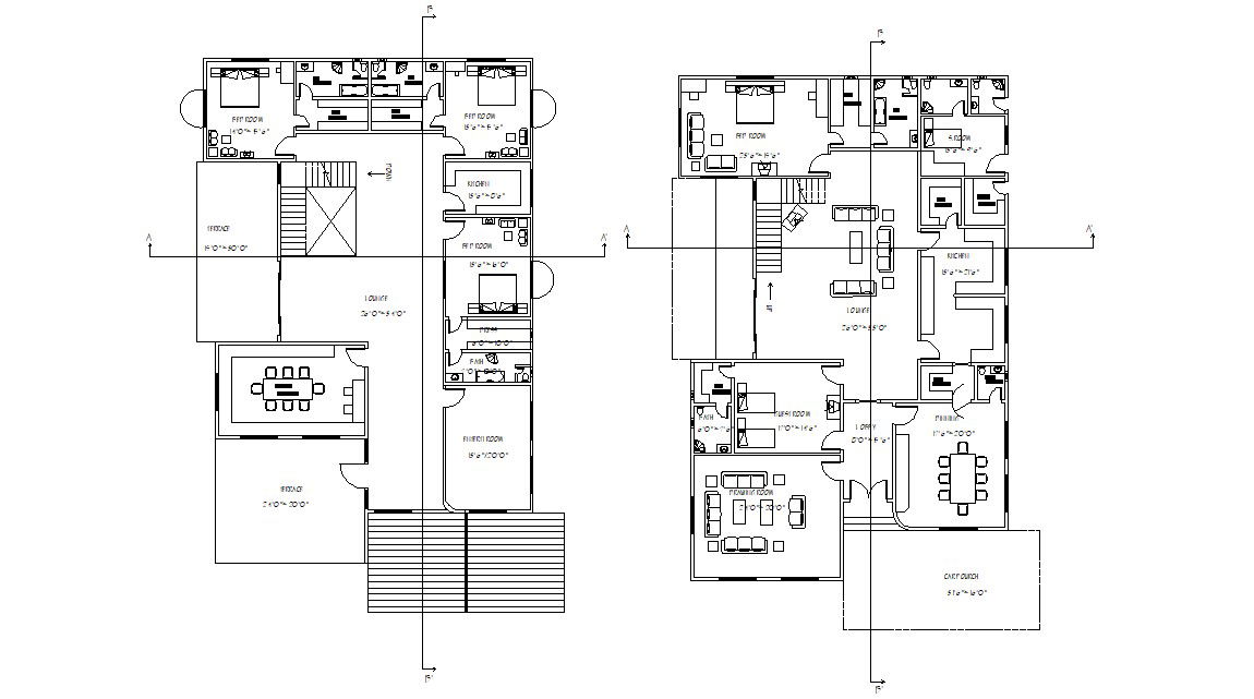 5 BHK Mansion House Design Layout Plan