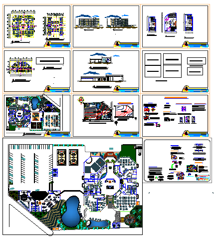 5 star hotel design drawing on architect design drawing.