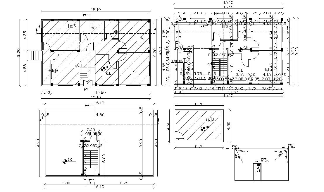 50' X 30' Feet (1500 SQ Feet) House Floor Plan