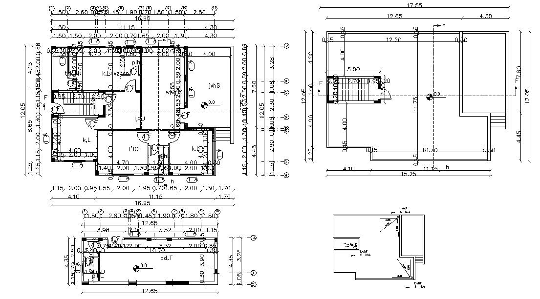 50' X 40' Feet (2000 Sq Ft) Residential House Floor Plan