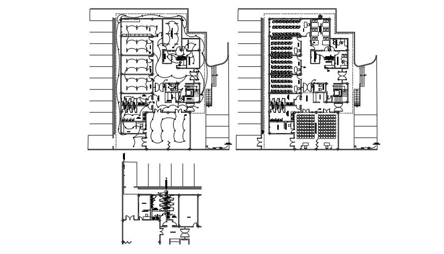 50x40 Meter school plan of the Electrical layout drawing