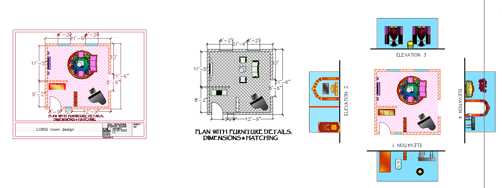 Living Room interior design