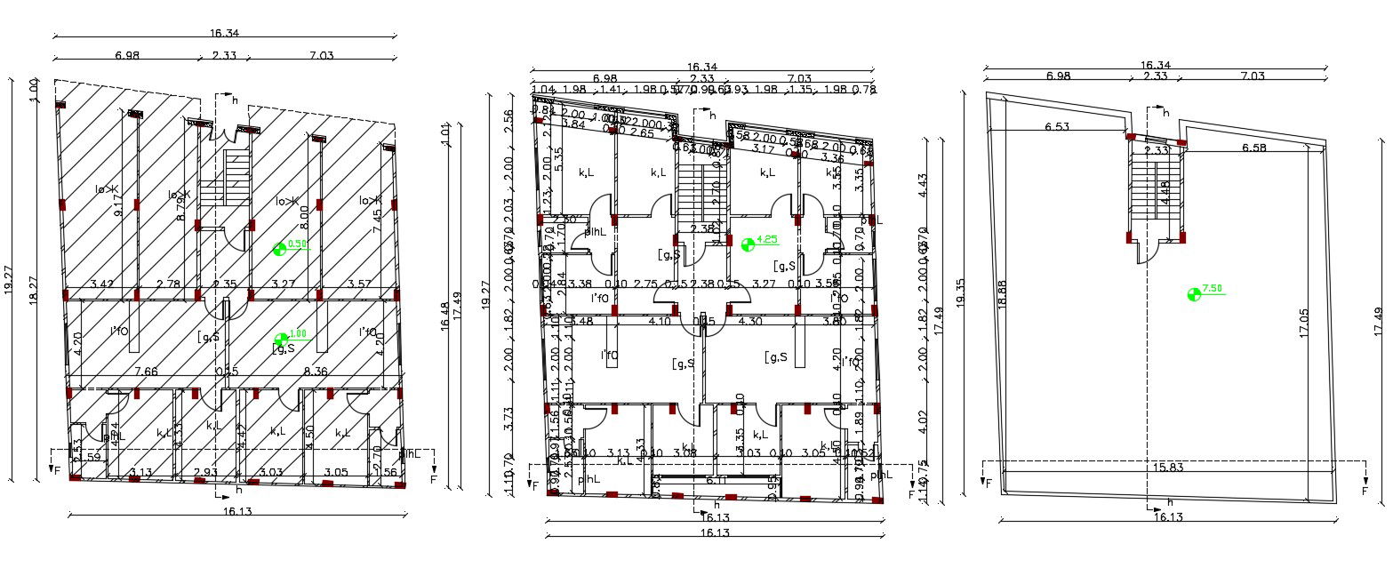 52 By 62 Feet Hotel Bedrooms Floor Plan Design