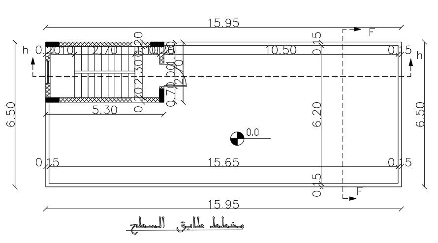 5300x2700mm staircase drawing AutoCAD file