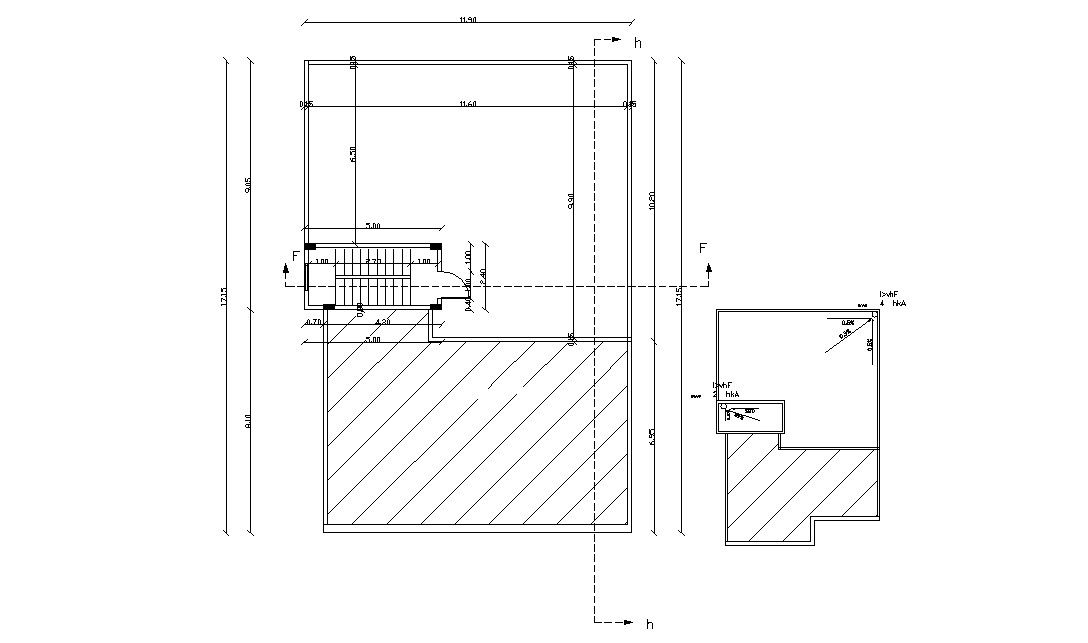55' X 40' Ft Bungalow Design Terrace Layout Plan