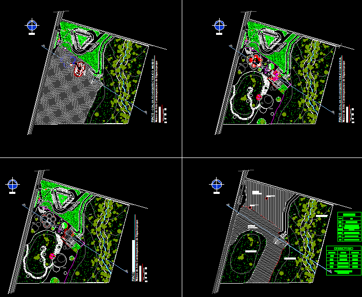 Museum Site Design DWG with Terraces Ramps and 156425m2 Layout