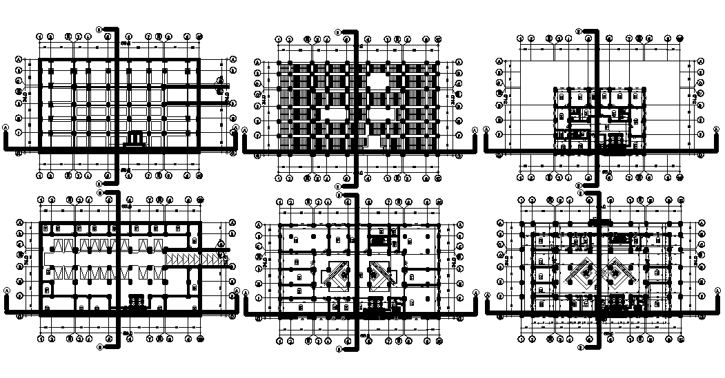 58x34m hotel plan is given in this Autocad drawing file. Download now.