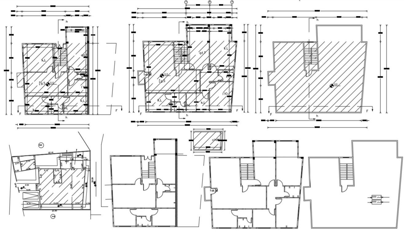 5 Bedroom House Plan AutoCAD Drawing