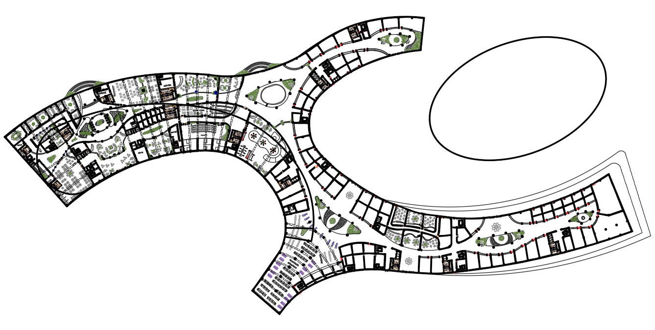 5 Star Hotel Project Proposal CAD Drawing DWG File