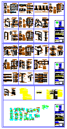 Finished Wall and plates of Building design drawing