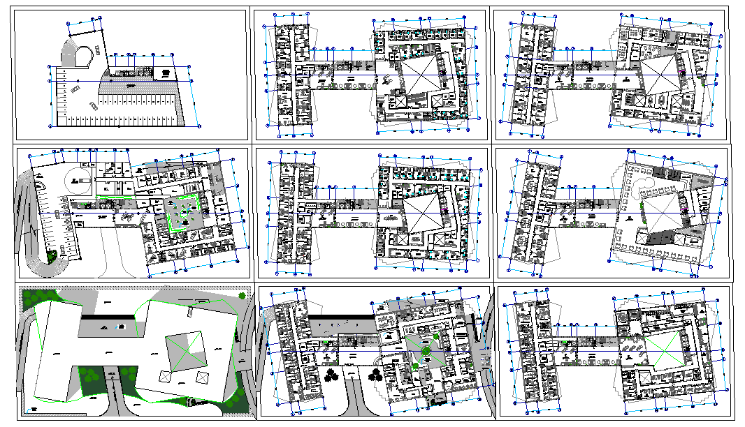 Children Hospital Plan DWG