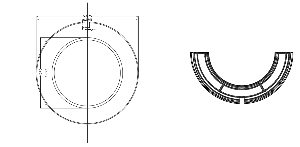5m diameter of turbo plan is given in this AutoCAD file