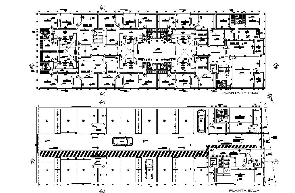 600 Square Meter Apartment Layout Plan CAD Drawing DWG File