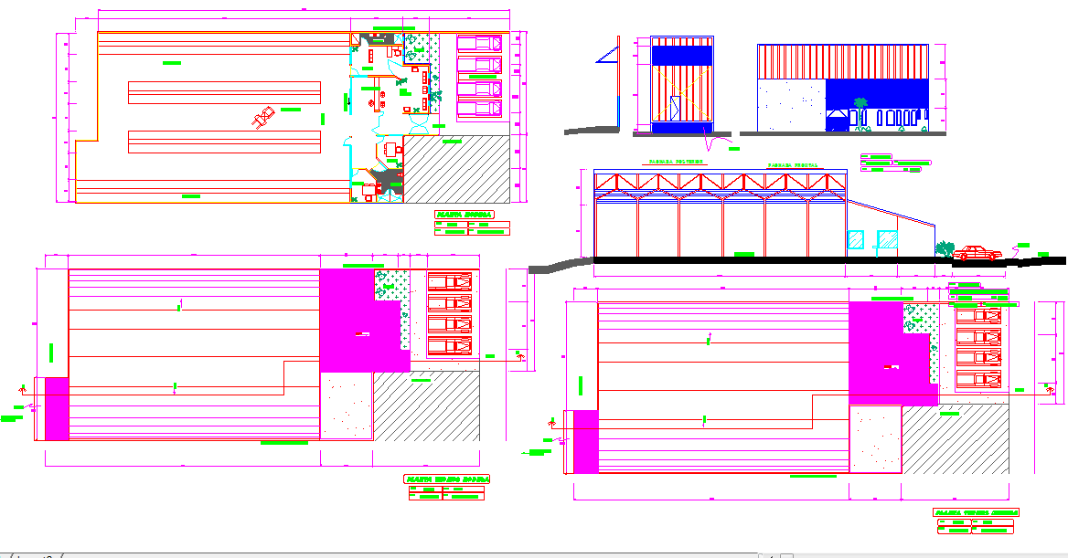 storage design plan DWG
