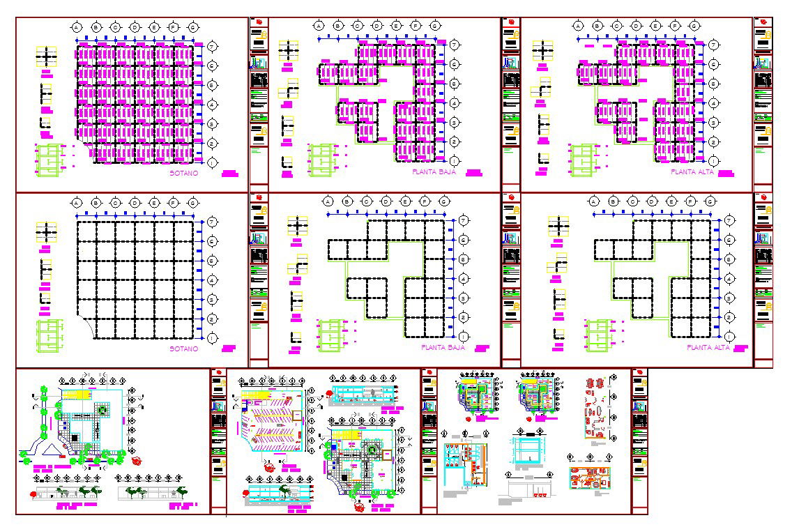 Office Building lay-out detail